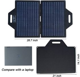 二重USB DCの港19Vの出力を持つ携帯用折り畳み式の太陽電池パネルの充電器